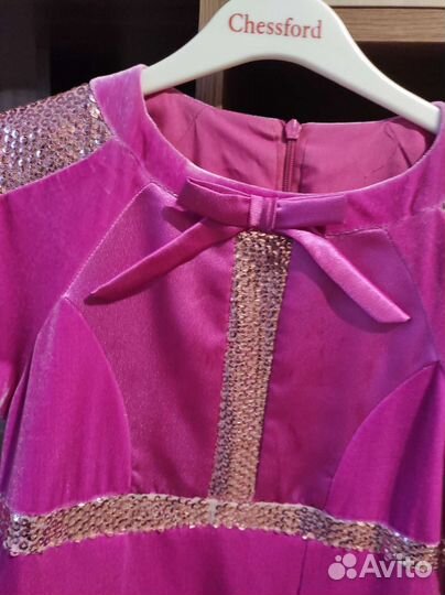 Бархатное платье