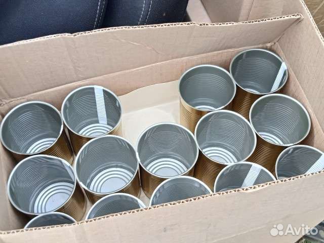Жестяная банка N46 и N9с крышкой ео
