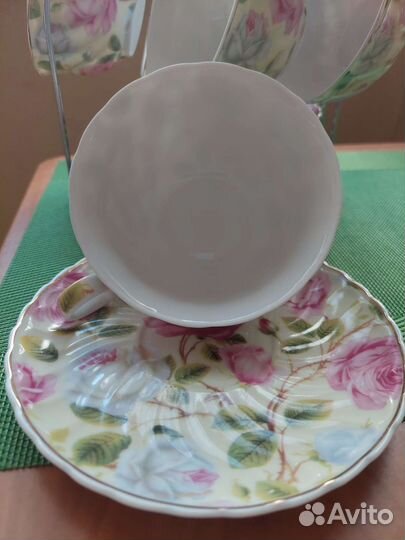 Чайный набор на 6 персон фабрики И.Е. Кузнецова