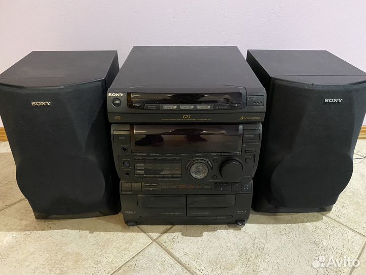 Музыкальный центр sony