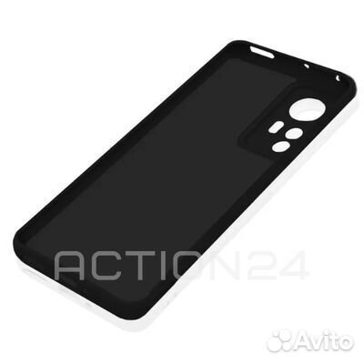 Чехол на Xiaomi 12 Lite Silicone Case (черный)