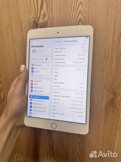 iPad mini 4 16gb Wi-fi+Sim