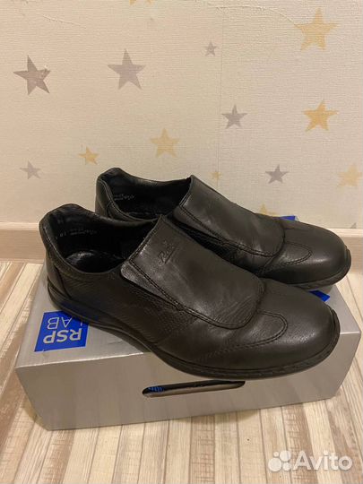 Кожаные туфли rieker мужские