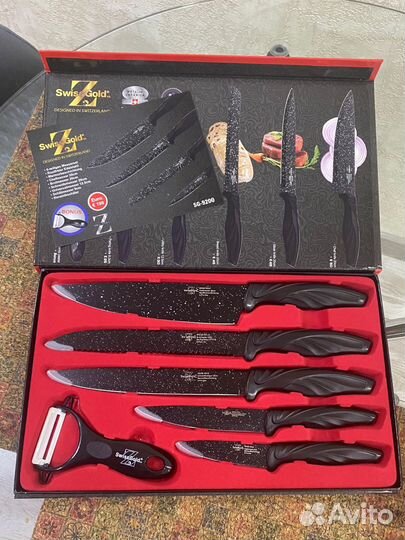 Набор ножей (кухонных ножей) новый