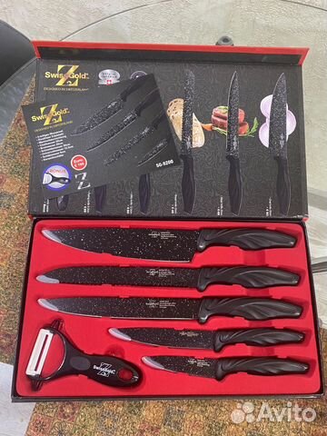 Набор ножей (кухонных ножей) новый