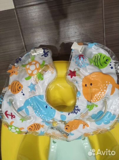 Ванночка,горка и круг на шею для купания