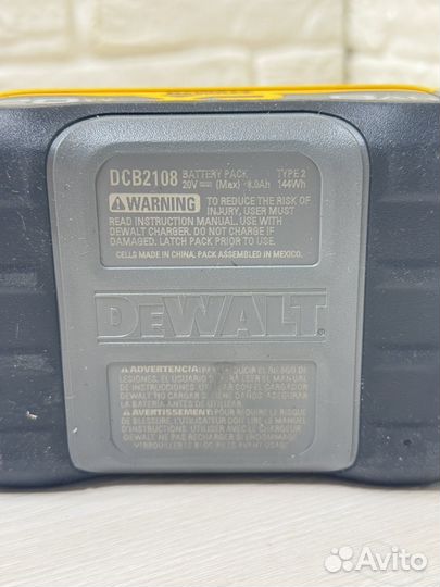 Аккумулятор (20V 8Ah, Li-Ion) dewalt DCB2108