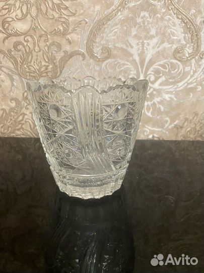 Ваза хрусталь