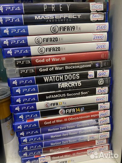 Игровые диски на ps4
