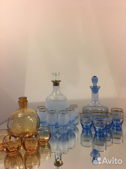 Графины хрусталь, стекло