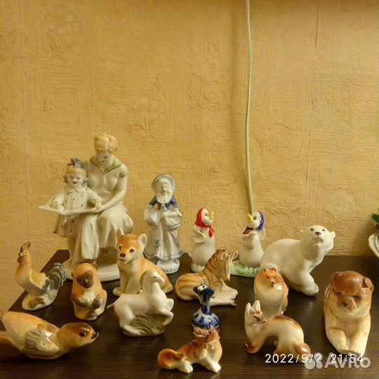 Форфоровые статуэтки лфз,зхк,и др