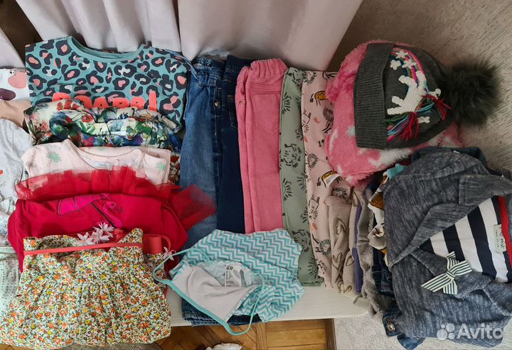 Вещи пакетом для девочки next 92 98