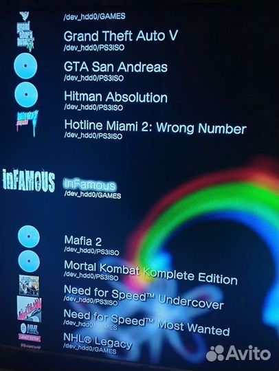 PlayStation 3 Slim прошитая+2 геймпада+ коробка