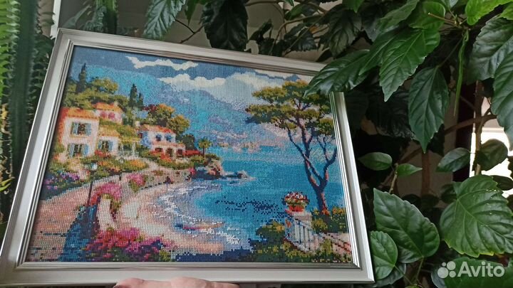 Картины вышитые крестиком ручная работа