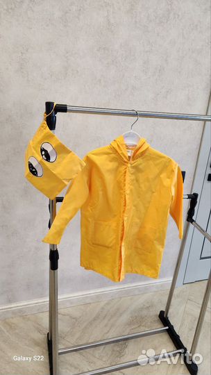 Плащ дождевик с капюшоном детский