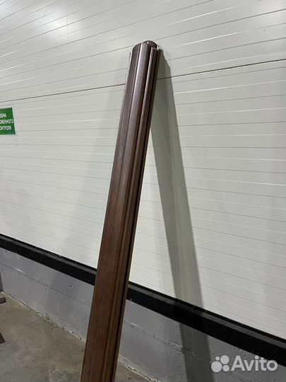 Штакетник полукруглый Ral Античный дуб 156x2000 (0