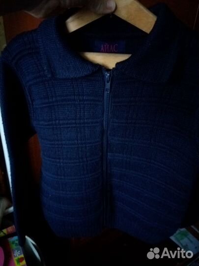 Кардиган синий