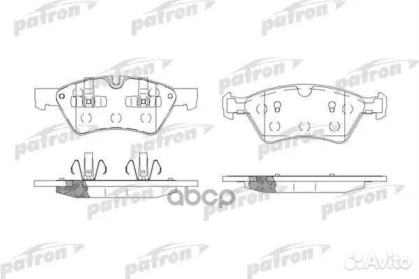 Колодки тормозные дисковые PBP1830 patron