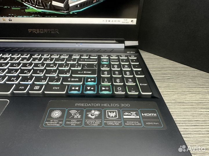 Predator i7-10750 16 ядер 16Gb GTX1660Ti 144Hz SSD