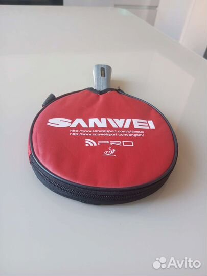 Ракетка для настольного тенниса Sanwei карб. осн