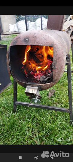 Печь буржуйка для гаража