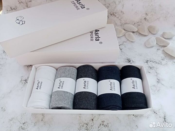 Носки мужские набор 5 пар в подарочной упаковке