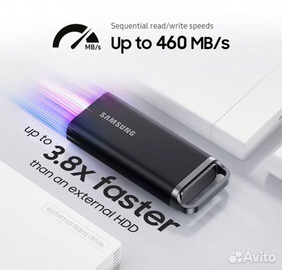 Внешний SSD Samsung T5 Evo 2 Tb New