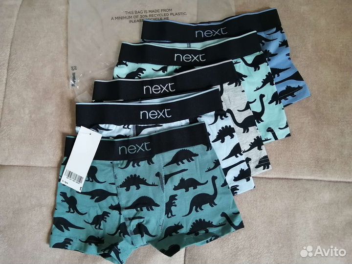 Новые трусы боксеры Next 104 (3-4 года) динозавры