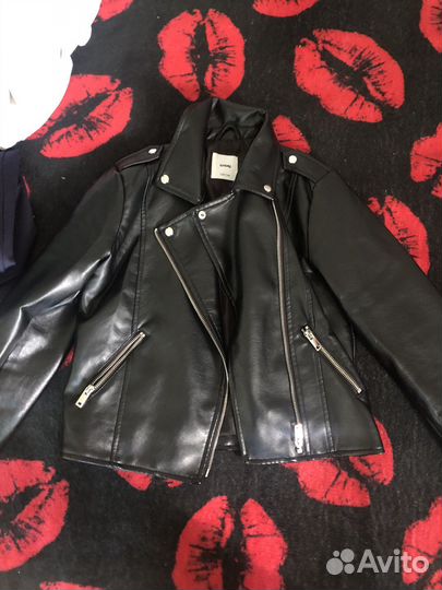 Кожаная куртка sinsay