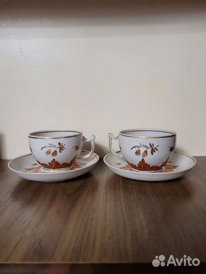 Чашка с блюдцем Барбарис, Вербилки СССР