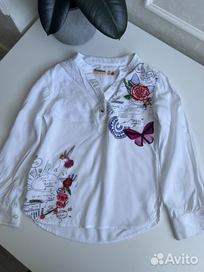 Рубашка белая Desigual детская
