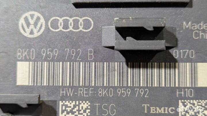 Блок управления двери передней правой Audi A4 2010 Б\У