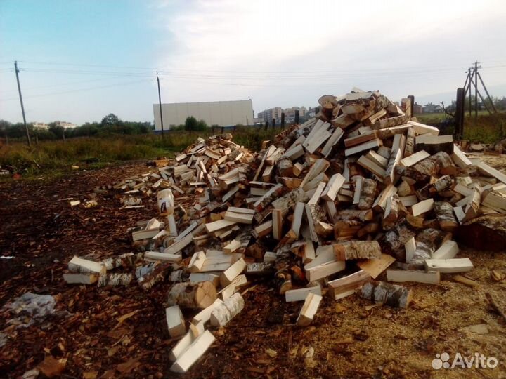 Дрова колотые в укладку