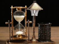 Песочные часы "Уличный фонарик", сувенирные, с под