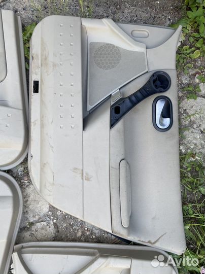 Карты дверные Рено Меган2 со шторками