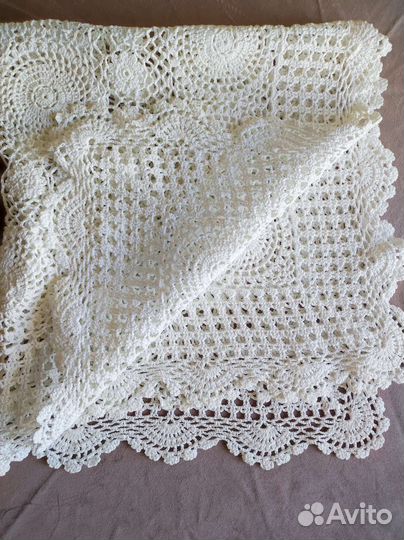 Скатерть кружево хлопок (винтаж,ссср)