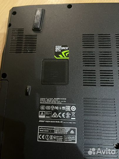 Игровой ноутбук msi MS 16j6