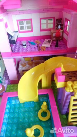 Конструктор legо(аналог) летний дом,лего россыпь