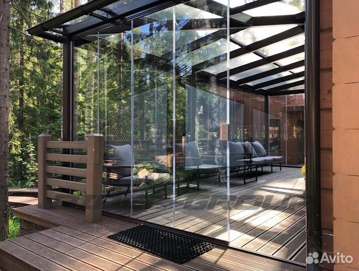 Безрамное остекление