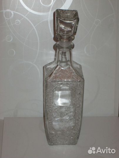 Штоф, Стеклянный графин 0,5 литра