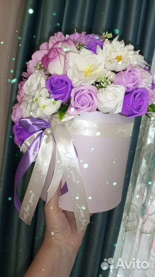 Букет цветов из мыла в наличии