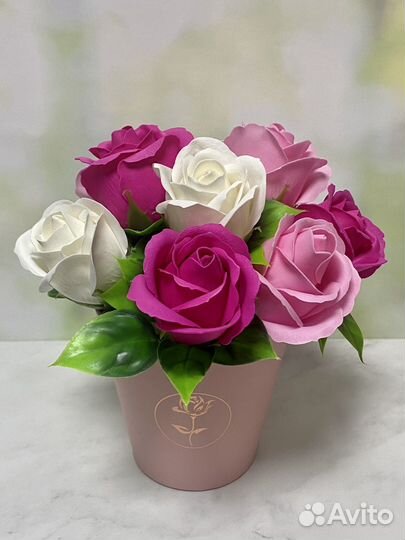 Букет мыльных роз