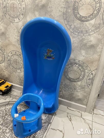 Ванночка и стульчик для купания