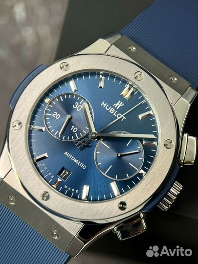 Hublot Classic Fusion Blue Chronograph Titanium