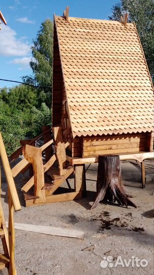 Резные фигуры из дерева