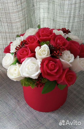 Букет цветов из мыла