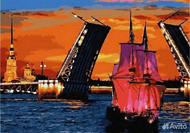 Картина по номерам новая