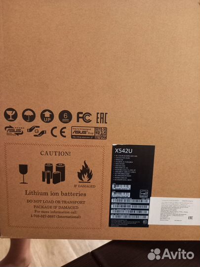Продам ноутбук asus vivobook x542u i3