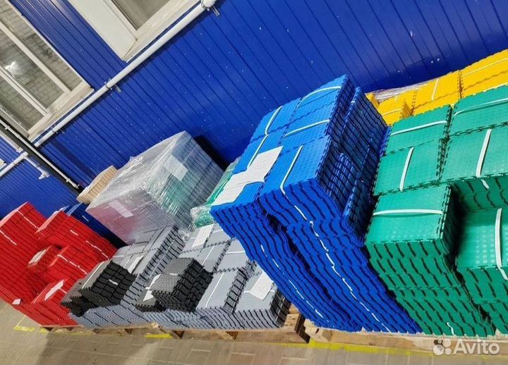 Модульная плитка пвх в спорт зал