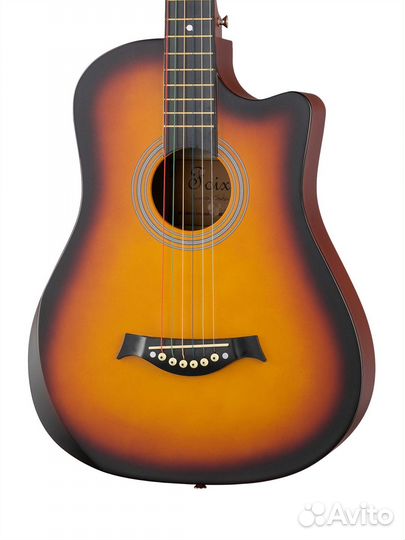 FFG-3860C-SB Акустическая гитара, с вырезом, санбе